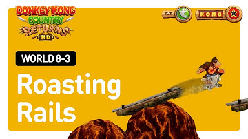 🌴 Donkey Kong Country Returns HD - Level 8-3 100% Walkthrough | All Puzzle Pieces & KONG Letters