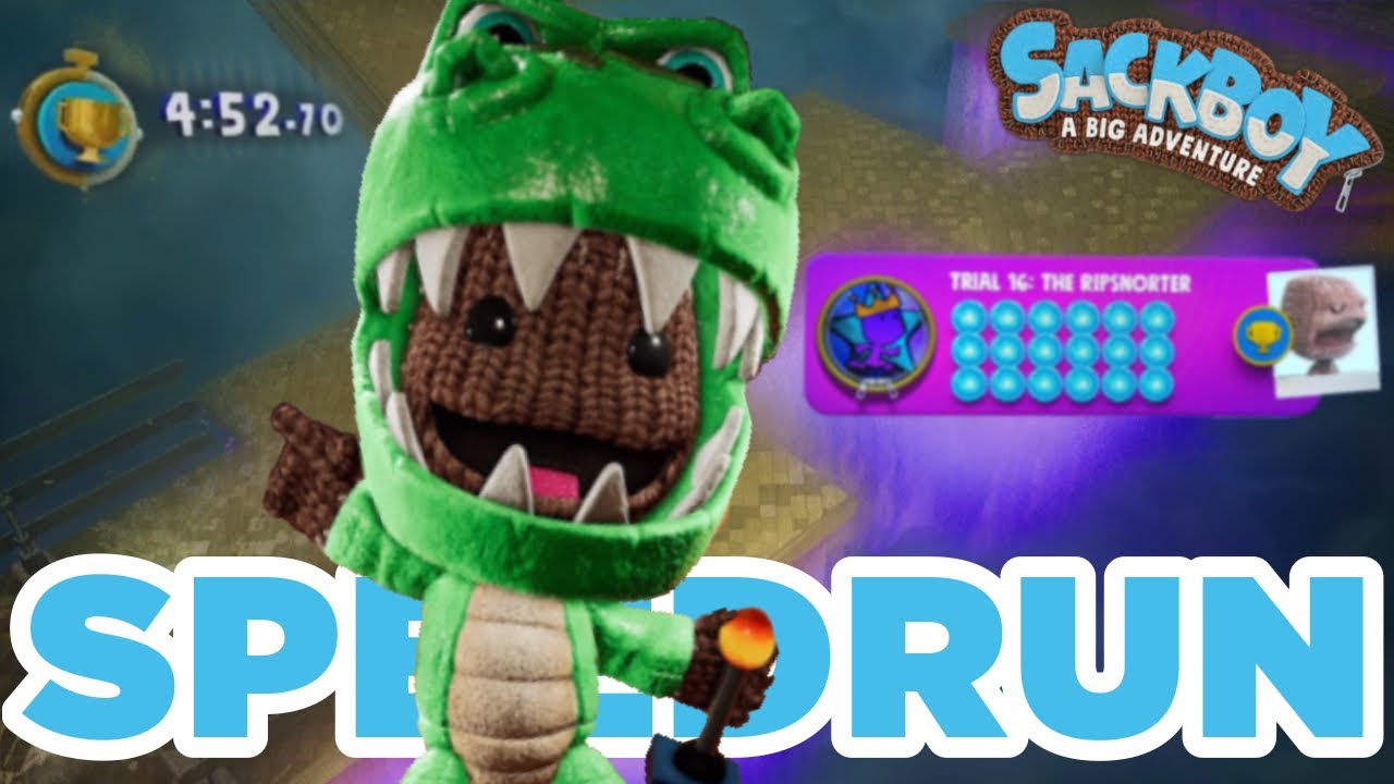 Sackboy™: A Big Adventure - Knitted Knight Trial 16: The Ripsnoter [former WR] (00.04.52.707)