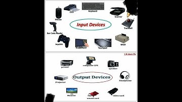 computer input & output device name and picture