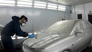 Cómo pintar autos plateados