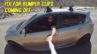 Fixing broken bumper clips on a Mazdaspeed3!