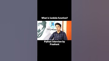 what is lambda function? by Prashant Jha sir I #python #lambda_function #mock_interview #coding
