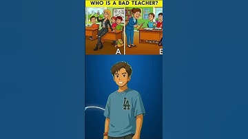 who is a bad teacher?‎#challenge #mindbendingquiz #puzzlegames #quiztime #riddlejourney #puzzlequiz