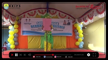 PENAMPILAN PESERTA KE TIGA LOMBA PIDATO BAHASA DAERAH TOLITOLI