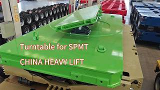 SPMT Turntable, Self propelled Modular Transporters by CHINA HEAVY LIFT factory HYST,
