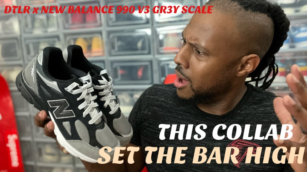 Very IMPRESSIVE collab!!! DTLR x New Balance 990 V3|GR3y SCALE 