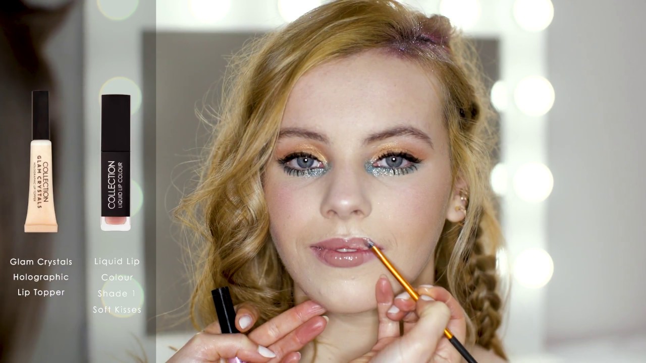 Makeup tutorial Glitter festival vibes YouTube