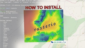 How to Install Rasterio Python Library (Using Anaconda Prompt)