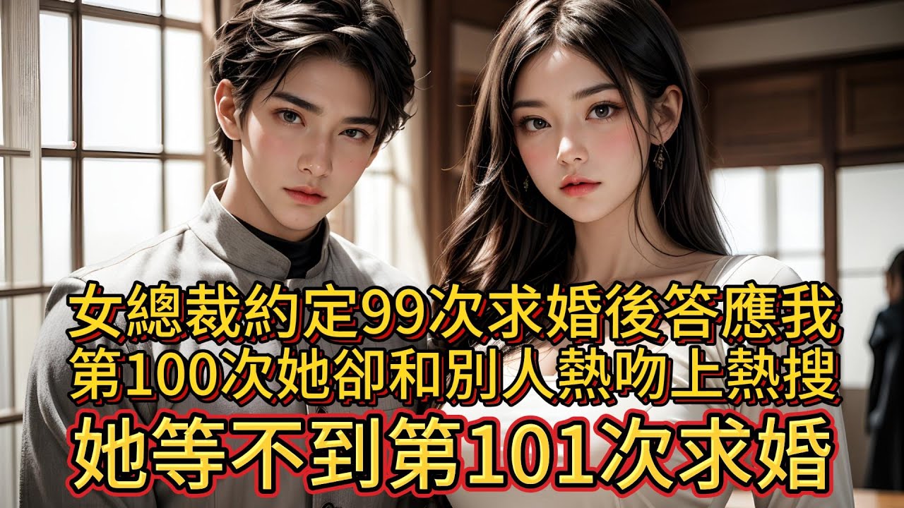 女總裁約定99次求婚後答應我，第100次她卻和別人熱吻上熱搜，她等不到第101次求婚。