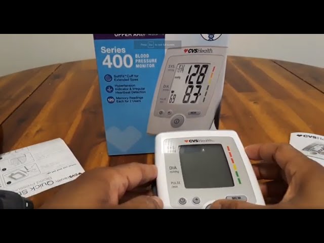 CVS Health Upper Arm 400 Series Blood Pressure Monitor | CVS