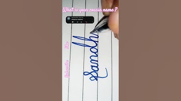 What is your cousin name ? Text in the comment section #signature #writingskills #writingstyle