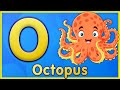 Letter O | Octopus, Orange, Owl, Oval - Learn the Letter O
