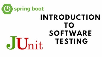 Spring Boot Testing with JUnit - Introduction to Software Testing