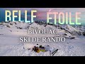On dort  2600m dans la neige  bivouac ski de rando