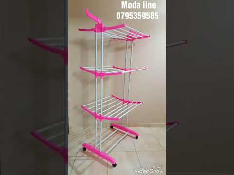 منشر غسيل عامودي قابل للطوي