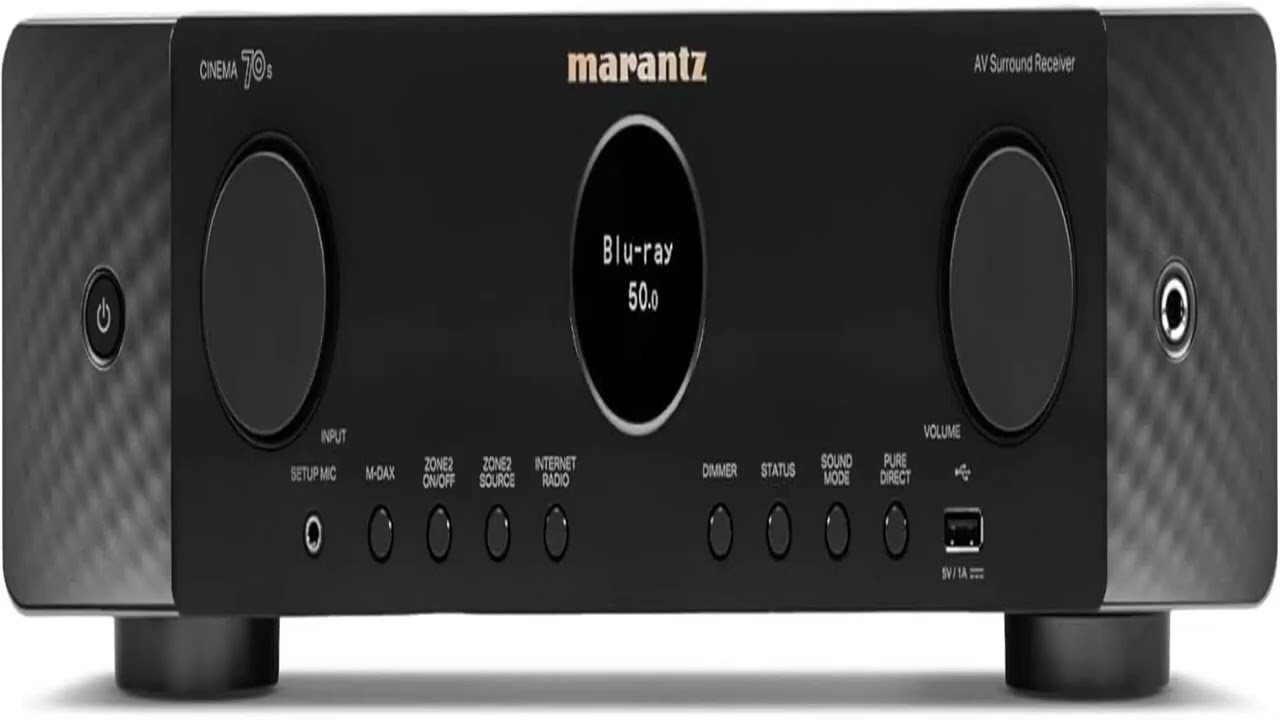 Marantz Cinema 70S 7.2-Ch Receiver (50W X 7) - 4K/120 and 8K Home Theater Receiver Review