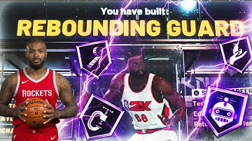 The Best Rebounding Guard Build In NBA 2K20