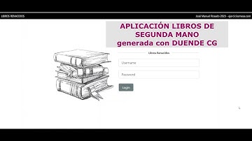 Desarrolla una Aplicación Java Web de Gestión de Libros en solo media hora con Duende CG
