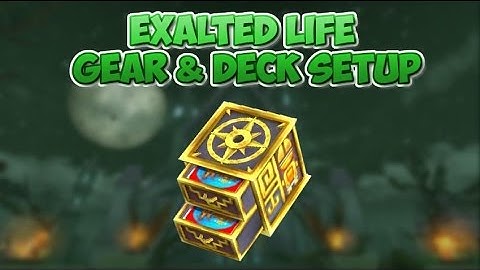 Wizard101: Exalted Life Gear & Deck Setup -MegaMikey-