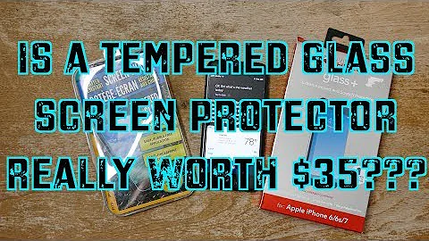 $35 Tempered Glass Screen Protector vs $1 Tempered Glass Screen Protector!!