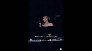 Adele - Love in the dark (mmsub)