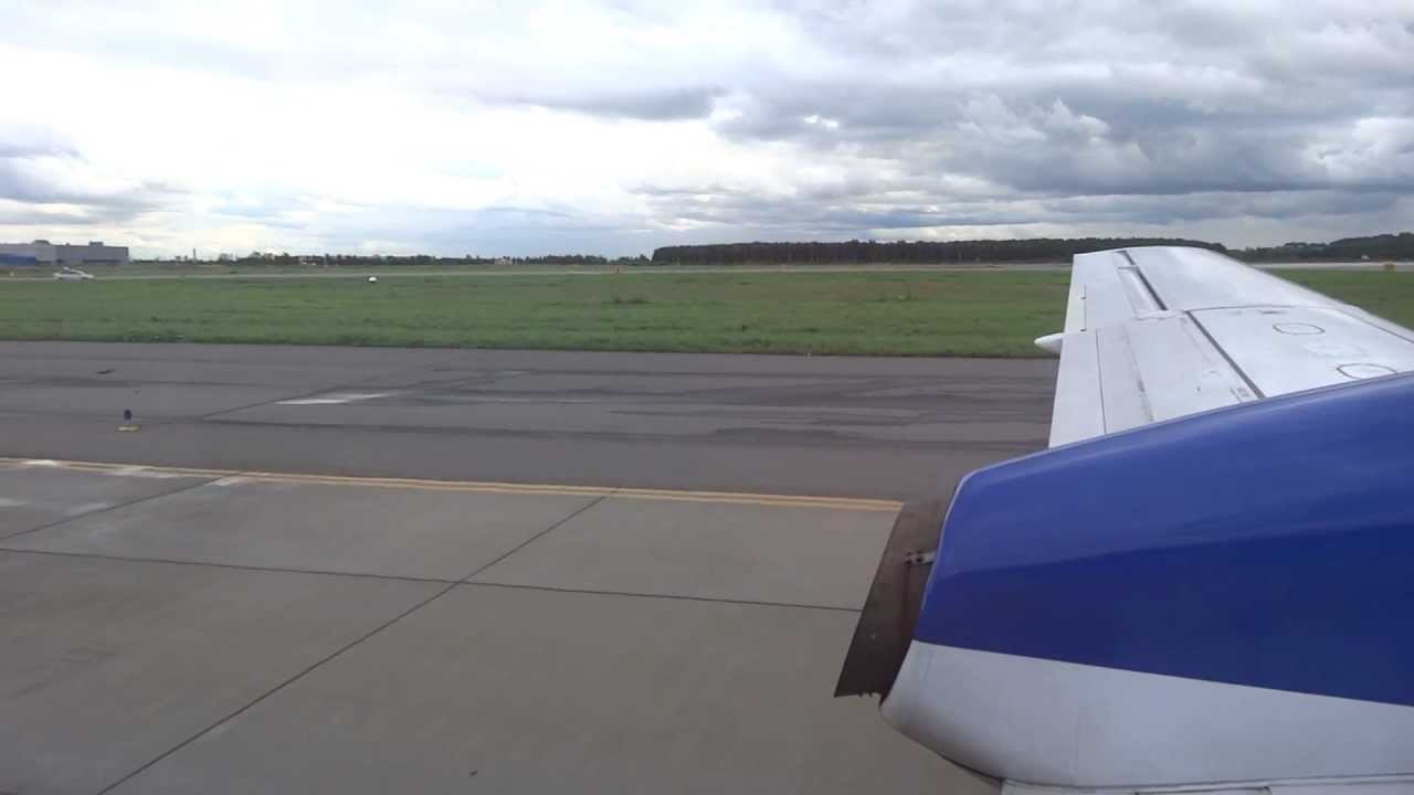 Estonian Air Flight 0624 Take Off From St Petersburg Russia To