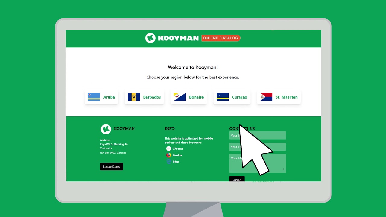 Kooyman online shopping Click & Reserve Curacao YouTube