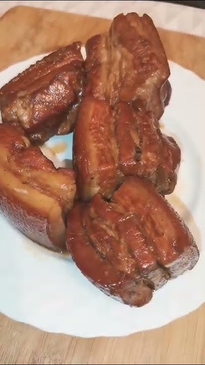 Вкуснее чем Чешская рулька. Глазированная грудинка в тёмном пиве. - YouTube