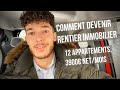 Comment devenir rentier immobilier 12 appartements 3900 netmois