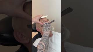 Expert Gray Beard Trim Tutorial with Clippers and Precise Lineup #barber #taper #lineup
