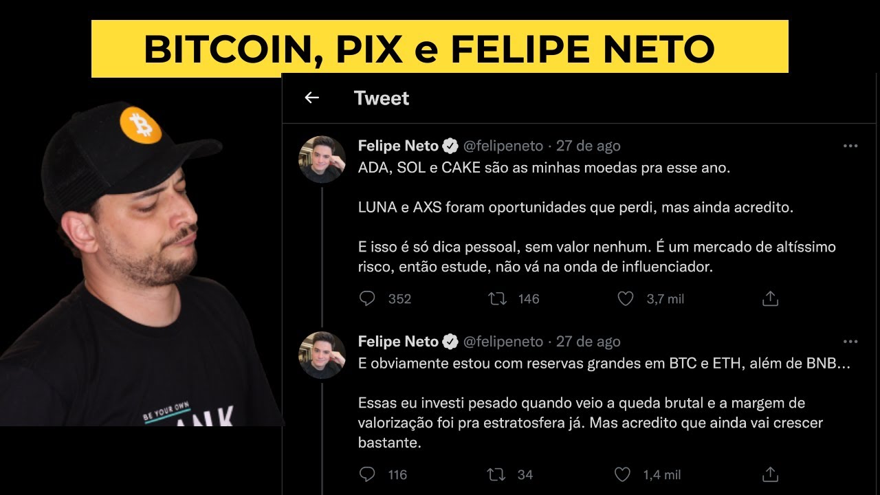 BITCOIN e FELIPE NETO: socialistas se protegendo do socialismo 🤡