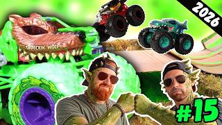 Competition #15: CHAMPIONSHIP '26 Hot Wheels MONSTER TRUCK Racing Mutant Chaos Wolf Green Slime Pool