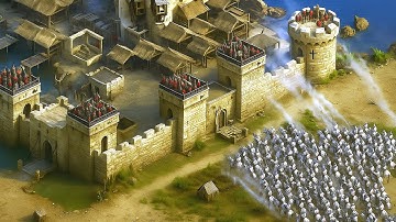 KNIGHTS RUSH! ⚔️ 2v2 Multiplayer Skirmish – Stronghold Crusader Definitive Edition