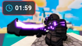 Fastest Rageblade? 😱 Roblox Bedwars