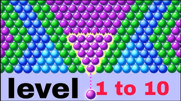 Bubble shooter game level 1. To 10. Winnn #games @Yara.gamer248 