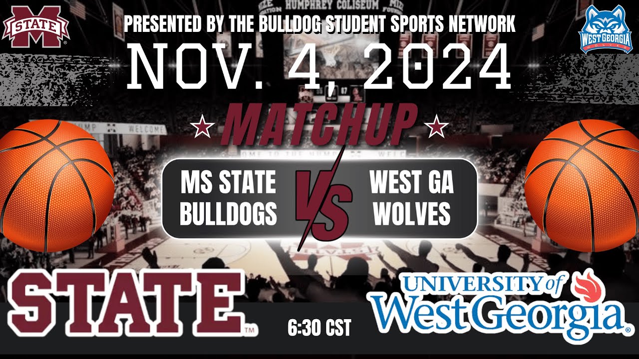 Mississippi State vs West Georgia Basketball Broadcast - YouTube