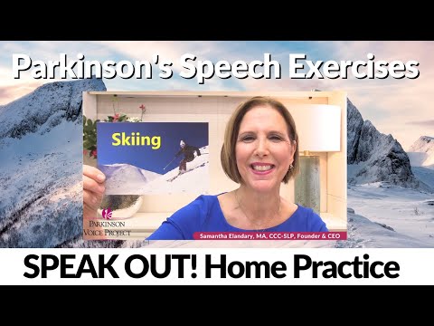 1/9/2024 Parkinson's Speech Exercises: Skiing