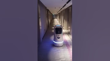 Luxury Hotel in China Uses Robots for Room Service! 🤯#technology #robot #china