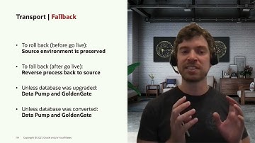 Fallback options when you migrate Oracle Database using transportable tablespaces