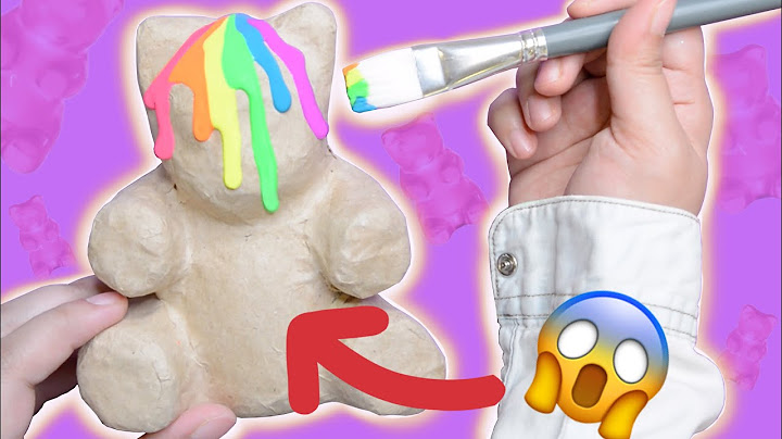 صنعت العاب الدببه الملونة 🐻😱| رسمت على اغرب الأشياء  😍