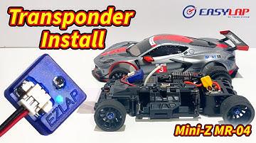 Installing a Easy Laps transponder in to Kyosho Mini-Z MR-04 rc car with direct power.