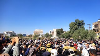 تشييع جثمان فقيد الوطن المفكر الاديب الدكتور عبد العزيز المقالح #بث_مباشر