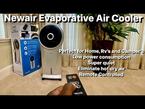 Newair Evaporative Air Cooler and Portable Cooling Fan 470 CFM Energy