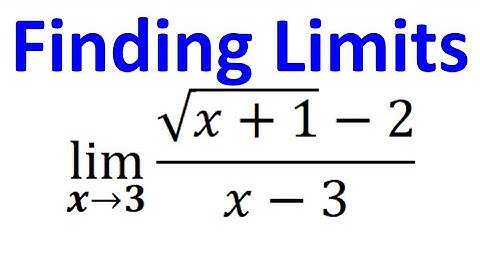 1.2B  Finding Limits by Factoring, Rationalizing and Making Like Denominators
