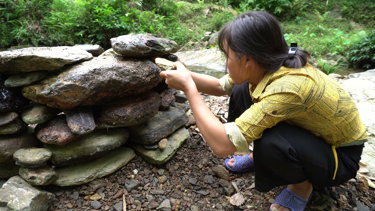 Wild Alone, Solo Bushcraft & Camping, Build a new house from stone, LIVING OFF GRID Wild Alone, Solo Bushcraft & Camping, Build a new house from stone, LIVING OFF GRID