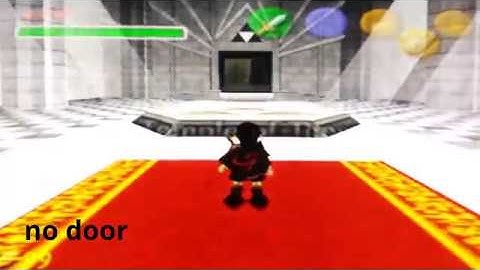 Zelda OOT Cheat Code temple of time door