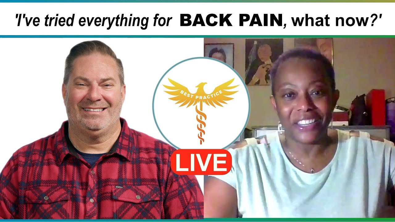 'I've tried everything for my BACK PAIN, and nothing is working ...