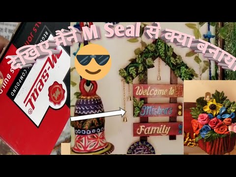 Name plates with M Seal, Shilpkar, Moulding clay/ M Seal craft ideas