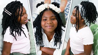 How to Create BUTTERFLY Locs | Cute Girls Hairstyles (Medium Length) screenshot 5