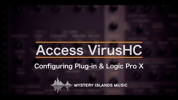 Access VirusHC in Apple Logic Pro X (MAC)